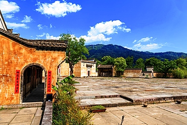 Chengkan Ancient Village, Huangshan City, Anhui, China. The village was established 1800 years ago by the Luo family clan. It has buildings dating as early as the Song Dynasty (960 to 1279 AD).