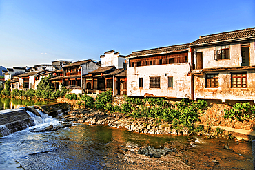 Chengkan Ancient Village, Huangshan City, Anhui, China. The village was established 1800 years ago by the Luo family clan. It has buildings dating as early as the Song Dynasty (960 to 1279 AD).