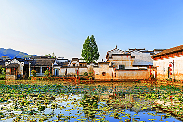 Chengkan Ancient Village, Huangshan City, Anhui, China. The village was established 1800 years ago by the Luo family clan. It has buildings dating as early as the Song Dynasty (960 to 1279 AD).