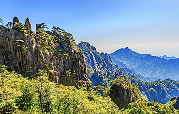 Huangshan (Mt Huang), UNESCO World Heritage and UNESCO Global Geopark, Anhui Province, China.