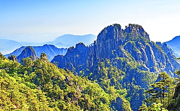 Huangshan (Mt Huang), UNESCO World Heritage and UNESCO Global Geopark, Anhui Province, China.