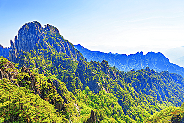Huangshan (Mt Huang), UNESCO World Heritage and UNESCO Global Geopark, Anhui Province, China.