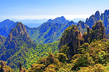 Huangshan (Mt Huang), UNESCO World Heritage and UNESCO Global Geopark, Anhui Province, China.
