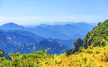 Huangshan (Mt Huang), UNESCO World Heritage and UNESCO Global Geopark, Anhui Province, China.