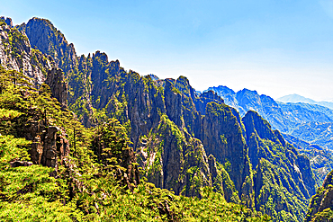 Huangshan (Mt Huang), UNESCO World Heritage and UNESCO Global Geopark, Anhui Province, China.