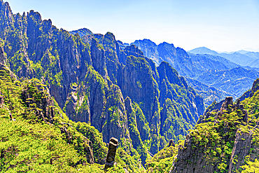 Huangshan (Mt Huang), UNESCO World Heritage and UNESCO Global Geopark, Anhui Province, China.