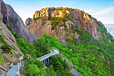 Huangshan (Mt Huang/Yellow Mountain), UNESCO World Heritage and UNESCO Global Geopark, Anhui Province, China.
