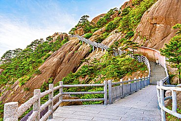 Huangshan (Mt Huang/Yellow Mountain), UNESCO World Heritage and UNESCO Global Geopark, Anhui Province, China.