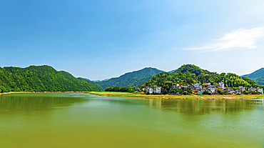 Picturesque XinAn River, WuFuShan Village, Huangshan, Anhui Province, China
