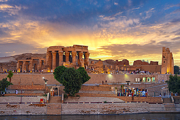 Temple of Kom Ombo, Aswan, Nile River, Egypt