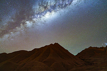Milky Way, Devil's Desert or Desierto del Diablo, Puna, Salta, Argentina