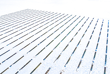 Geometric salt patterns, Salinas Grandes, Jujuy, Argentina