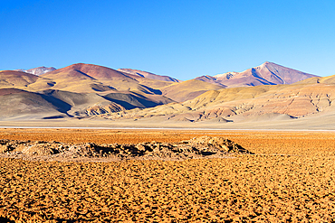 Arid landscape, Salar de Pocitos, Puna de Atacama, Argentina