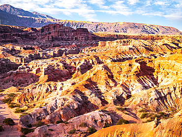 Colorful rock formations of Quebrada de las Conchas, Salta, Argentina