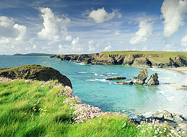 Porthcothan Bay, Cornwall, England, United Kingdom, Europe