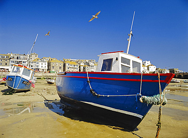 St Ives Harbour, Cornwall, England