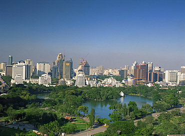 Skyline, Bangkok, Thailand, Southeast Asia, Asia