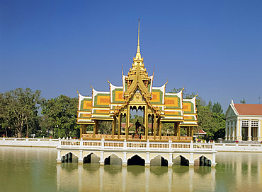 Phra Thinang Aiswan Thipha-at Pavilion, Bang Pa-in Palace, Nakhon Si Ayutthaya Province, Thailand