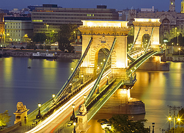 The Chain Bridge, Budapest, Hungary, Europe