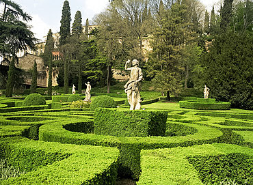 Giardino Giusti, Verona, Veneto, Italy, Europe