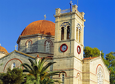 Church, Aegina, Argo-Saronic Islands, Greece, Europe