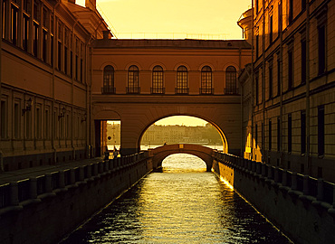 The Winter Canal, St. Petersburg, Russia