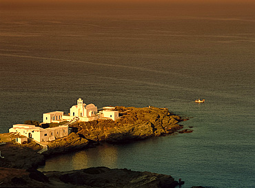 Monastery of Panagia Chrysopigi, Sifnos, Cyclades Islands, Greece, Europe