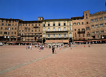 Piazza del Campo, Siena, Tuscany, Italy, Europe