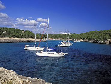 sail boats in Cala Mondrgago Nature Park
Mallorca, Spain *** Local Caption ***