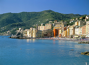 Seafront, Camogli, Liguria, Italian Riviera, Italy, Europe