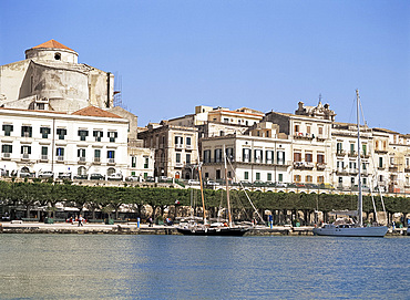 The harbour, Syracuse, Sicily, Italy, Mediterranean, Europe