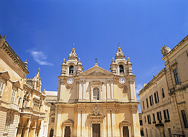 St. Paul's Cathedral, Mdina, Malta, Europe