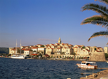 Korcula Old Town on the island of Korcula, Dalmatia, Croatia, Europe