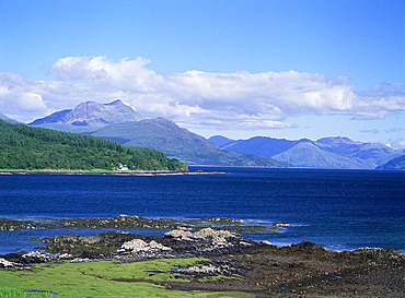 The Sound of Sleat, Isle of Skye, Inner Hebrides, Highland region, Scotland, United Kingdom, Europe