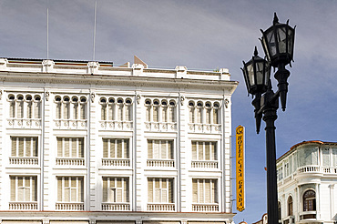 The Casa Granda Hotel on Parque Cespedes, Santiago de Cuba, Cuba, West Indies, Central America