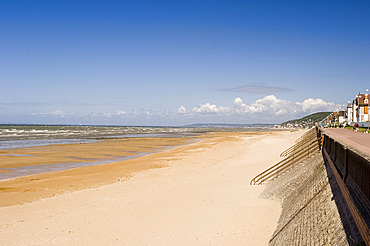 The beach at Cabourg, Normandy, France, Europe