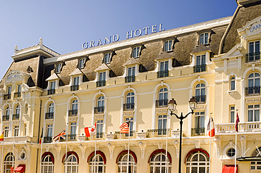 The Grand Hotel in Cabourg where Marcel Proust wrote 'A La Recherche du Temps Perdu', Cabourg, Normandy, France, Europe