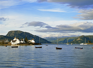 Plockton Harbour, Northwest Highlands, Highland Region, Scotland, United Kingdom, Europe