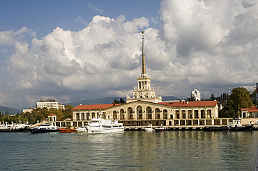 The Sea Terminal in the port of Sochi, Russia, Europe