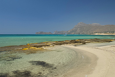 Beach, Crete, Greek Islands, Greece, Europe