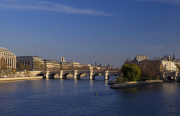 The Pont Neuf over the Seine River, Paris, France, Europe