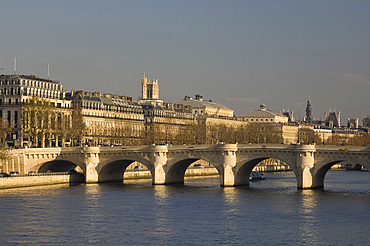 The Pont Neuf over the Seine River, Paris, France, Europe