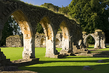 The ruins of Winchcombe Abbey, Cheltenham, Gloucestershire, England, United Kingdom, Europe