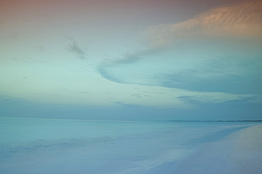 Sunrise on Pink Sands Beach, Harbour Island, The Bahamas, West Indies, Central America