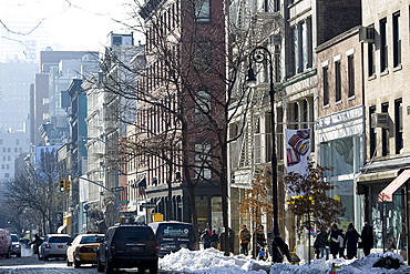 Shoppers in the Soho area of New York City, New York State, United States of America, North America