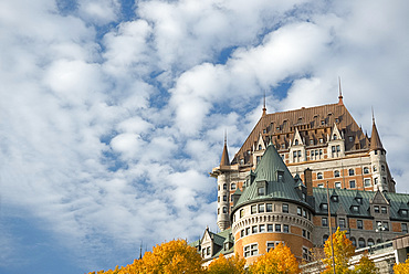 A view of the Chateau Frontenac, Quebec City, Quebec Province, Canada, North America