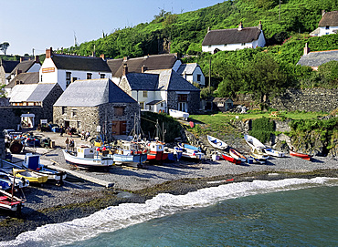 Cadgwith, Lizard Peninsula, Cornwall, England, United Kingdom, Europe