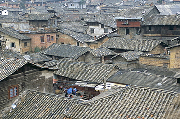 Traditional housing, Gejiu, Monghe, Yunnan, China, Asia