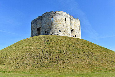 Clifford's Tower, York, Yorkshire, England, United Kingdom, Europe