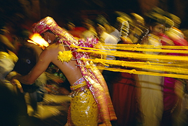 Annual Hindu festival, Thaipusam, Batu Caves, near Kuala Lumpur, Malaysia, Asia